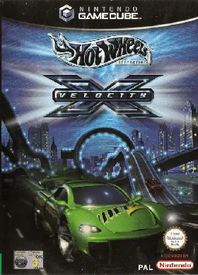 Hot Wheels - Velocity X box cover front